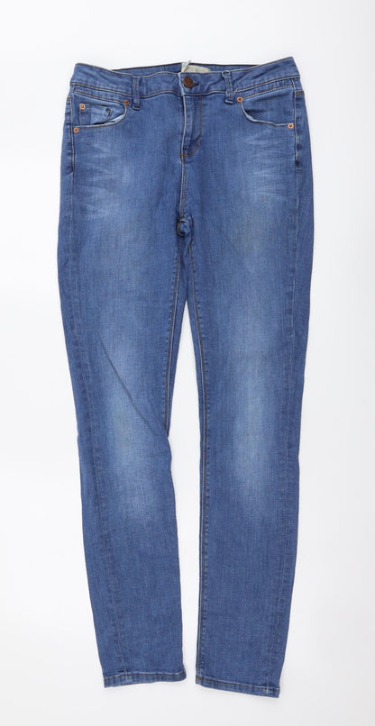 Mens UK Size 30 in Topshop Regular Fit Skinny Blue Jeans