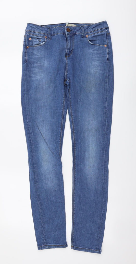 Mens UK Size 30 in Topshop Regular Fit Skinny Blue Jeans