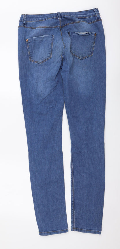 Mens UK Size 30 in Topshop Regular Fit Skinny Blue Jeans