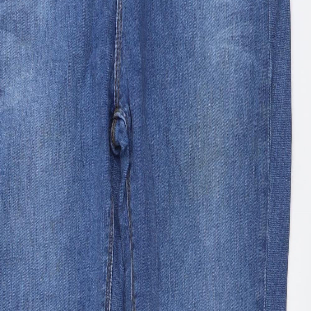 Mens UK Size 30 in Topshop Regular Fit Skinny Blue Jeans