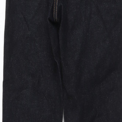 Topshop Womens Blue Cotton Skinny Jeans Size 26 in L30 in Regular Button