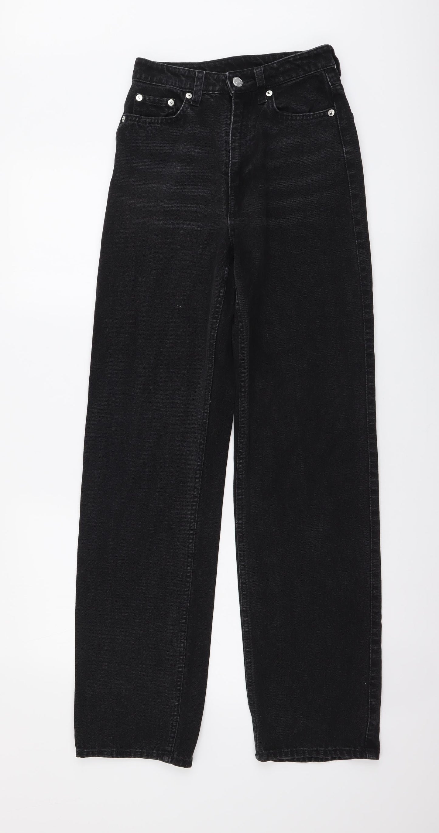 Womens UK Size 24 in Weekday Regular Fit Mom Grey Jeans