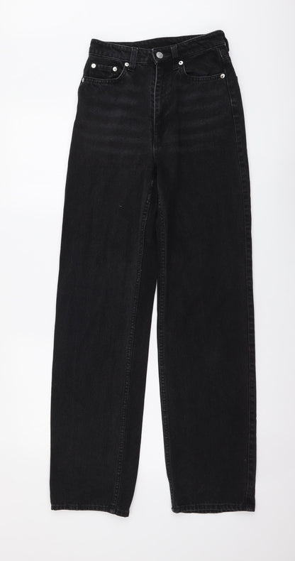 Womens UK Size 24 in Weekday Regular Fit Mom Grey Jeans