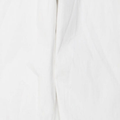 Womens UK Size 10 Marks and Spencer Regular Fit Skinny White Jeans