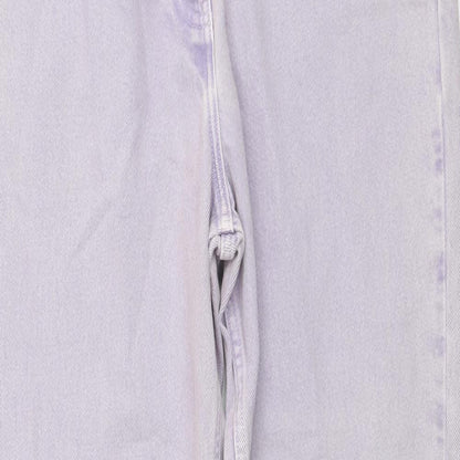 NEXT Womens Purple Cotton Mom Jeans Size 32 in L31 in Regular Button