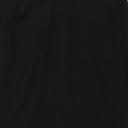 H&M Womens Black Polyester A-Line Size M Round Neck Pullover