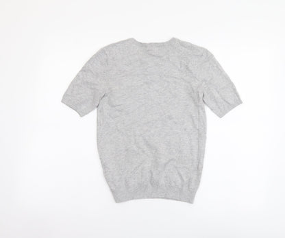Womens UK Size XS Marks and Spencer Grey Pullover Jumper