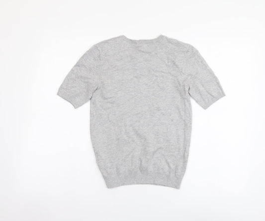 Womens UK Size XS Marks and Spencer Grey Pullover Jumper