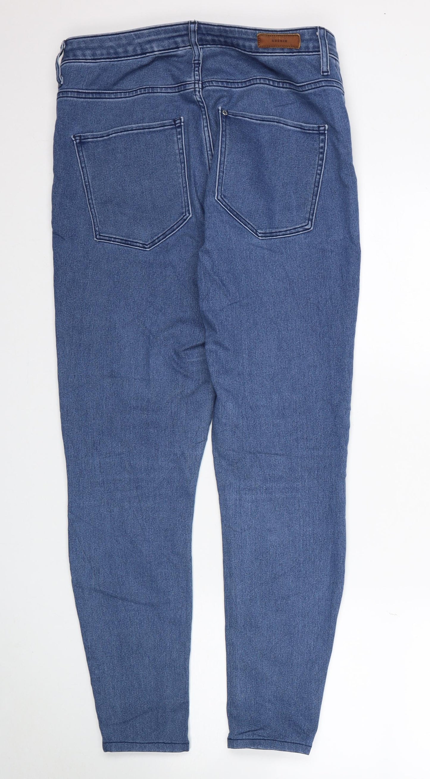 Womens UK Size 33 in H&M Regular Fit Skinny Blue Jeans