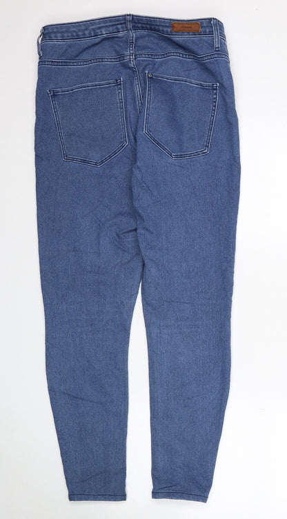 Womens UK Size 33 in H&M Regular Fit Skinny Blue Jeans