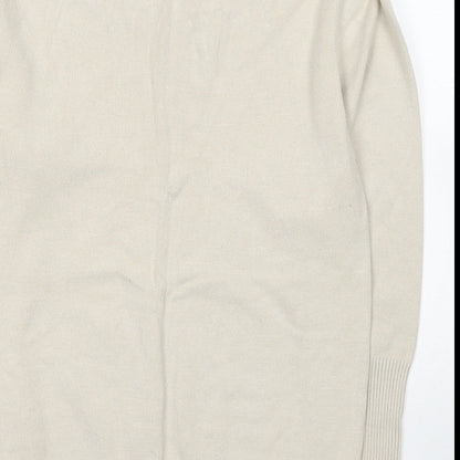 Womens UK Size 10 Roman Beige Pullover Jumper
