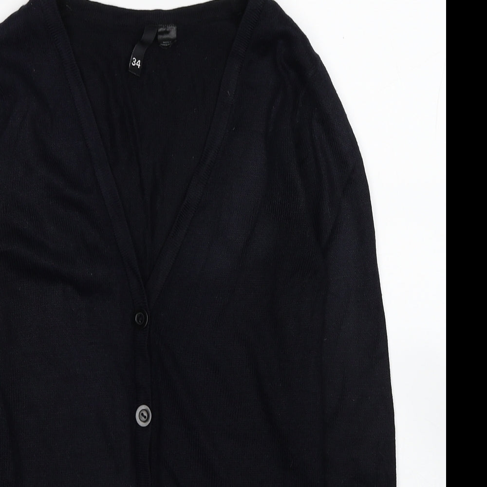 Womens UK Size 6 Divided by H&M Blue Cardigan Jumper