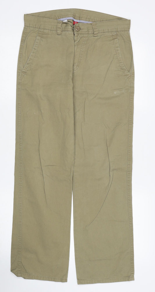 Mens UK Size 30 in Preworn Regular Fit Straight Beige Jeans