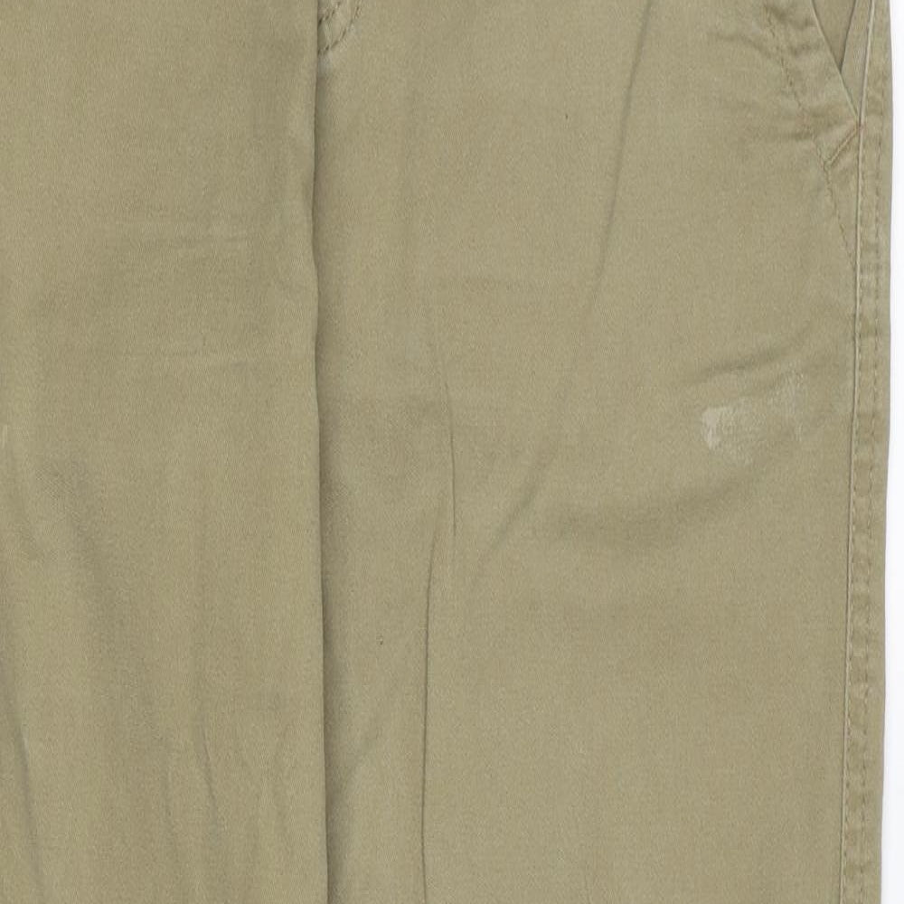 Mens UK Size 30 in Preworn Regular Fit Straight Beige Jeans