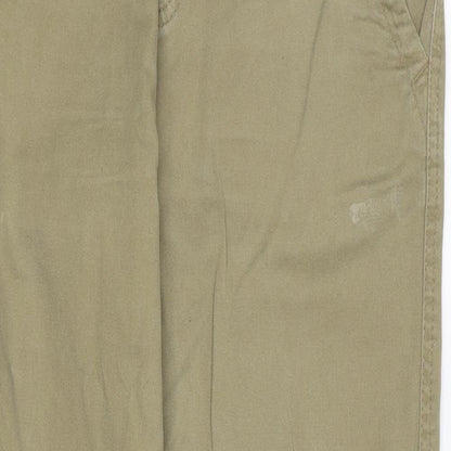 Mens UK Size 30 in Preworn Regular Fit Straight Beige Jeans