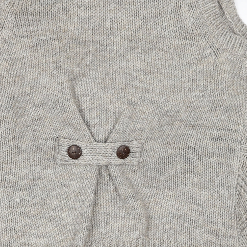 Womens UK Size 16 Marks and Spencer Brown Cardigan Jumper