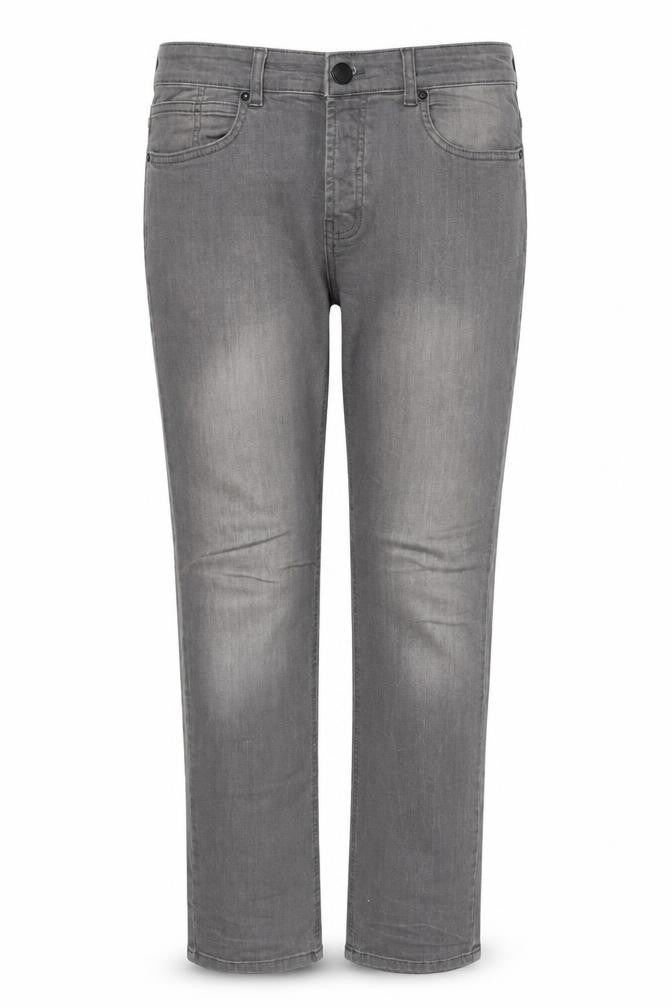 Womens UK Size 32 in Denim & Co. Regular Fit Straight Grey Jeans