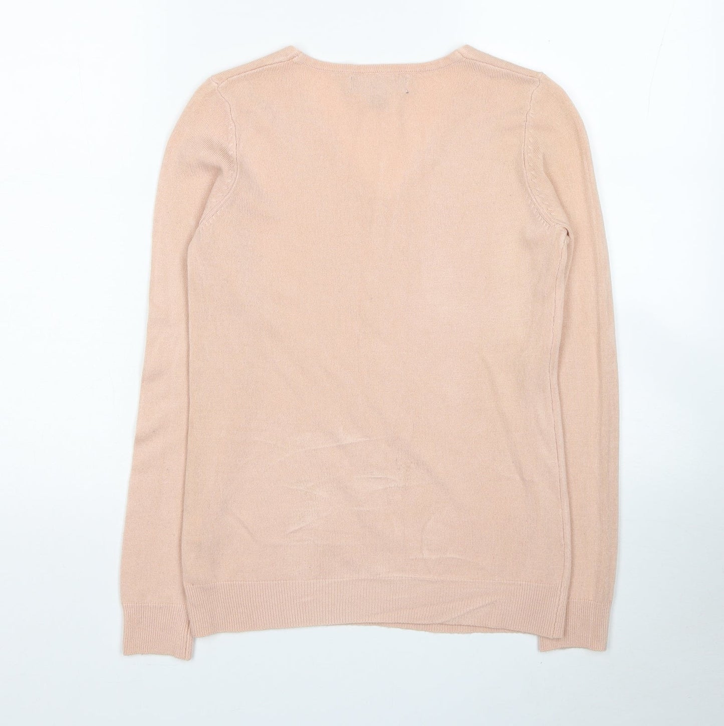 Atmosphere Womens Pink Round Neck Acrylic Pullover Jumper Size 6