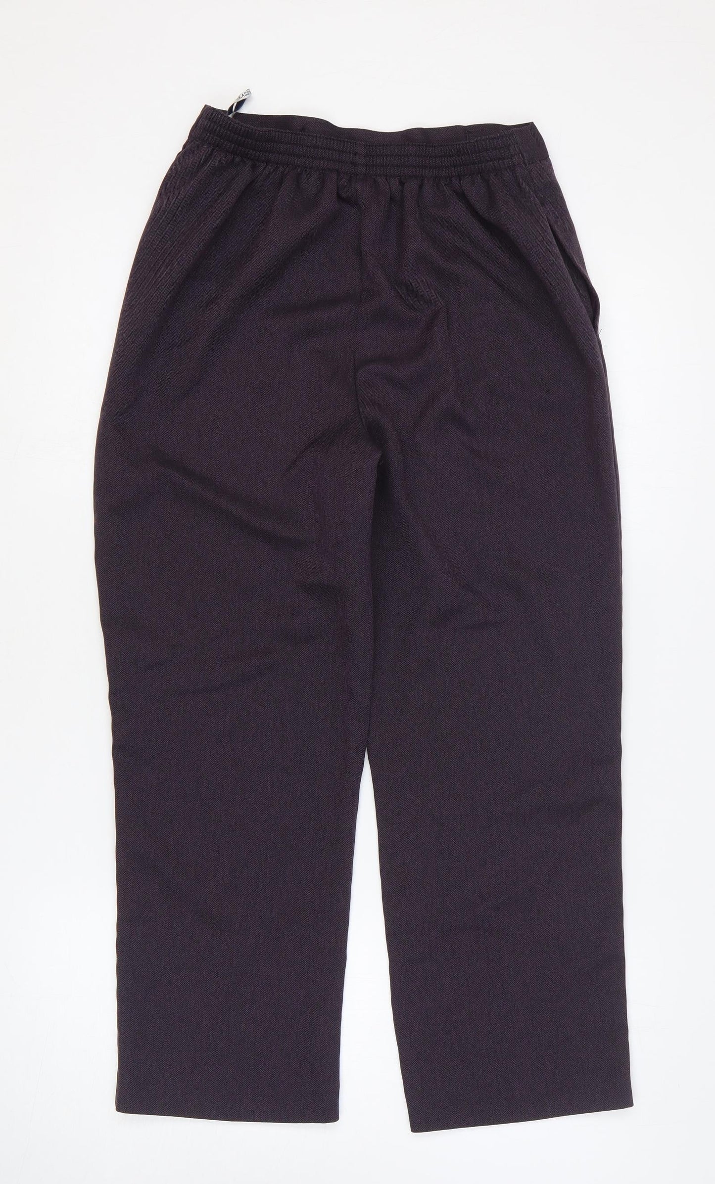 Womens UK Size 10 BHS Regular Fit  Purple Trousers