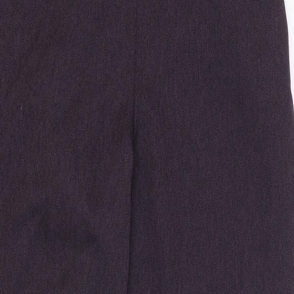 Womens UK Size 10 BHS Regular Fit  Purple Trousers