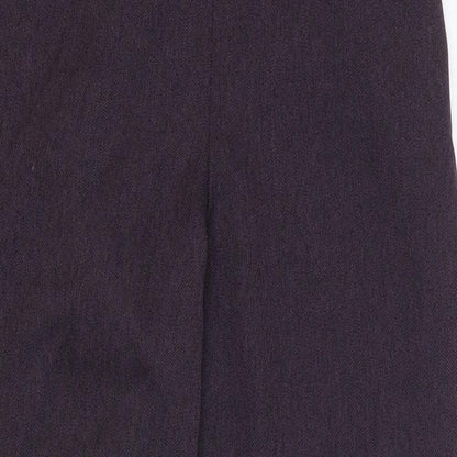 Womens UK Size 10 BHS Regular Fit  Purple Trousers