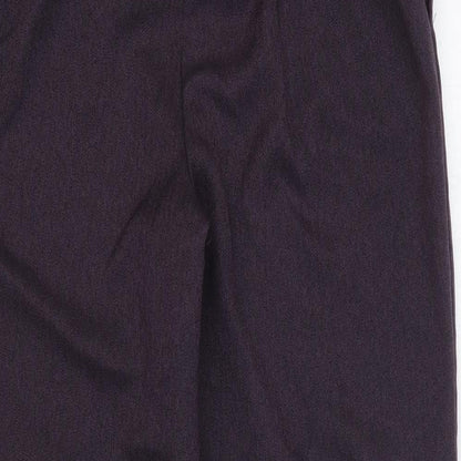 Womens UK Size 10 BHS Regular Fit  Purple Trousers