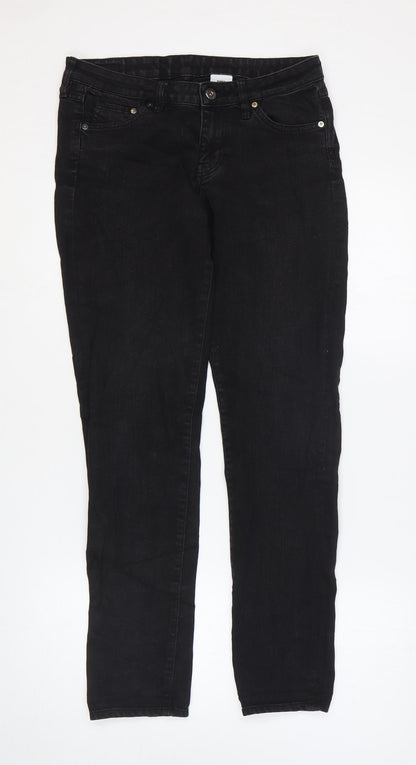 H&M Mens Black Cotton Skinny Jeans Size 27 in L32 in Regular Zip