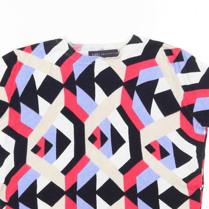 Womens UK Size 8 Marks and Spencer Multicoloured Pullover Jumper