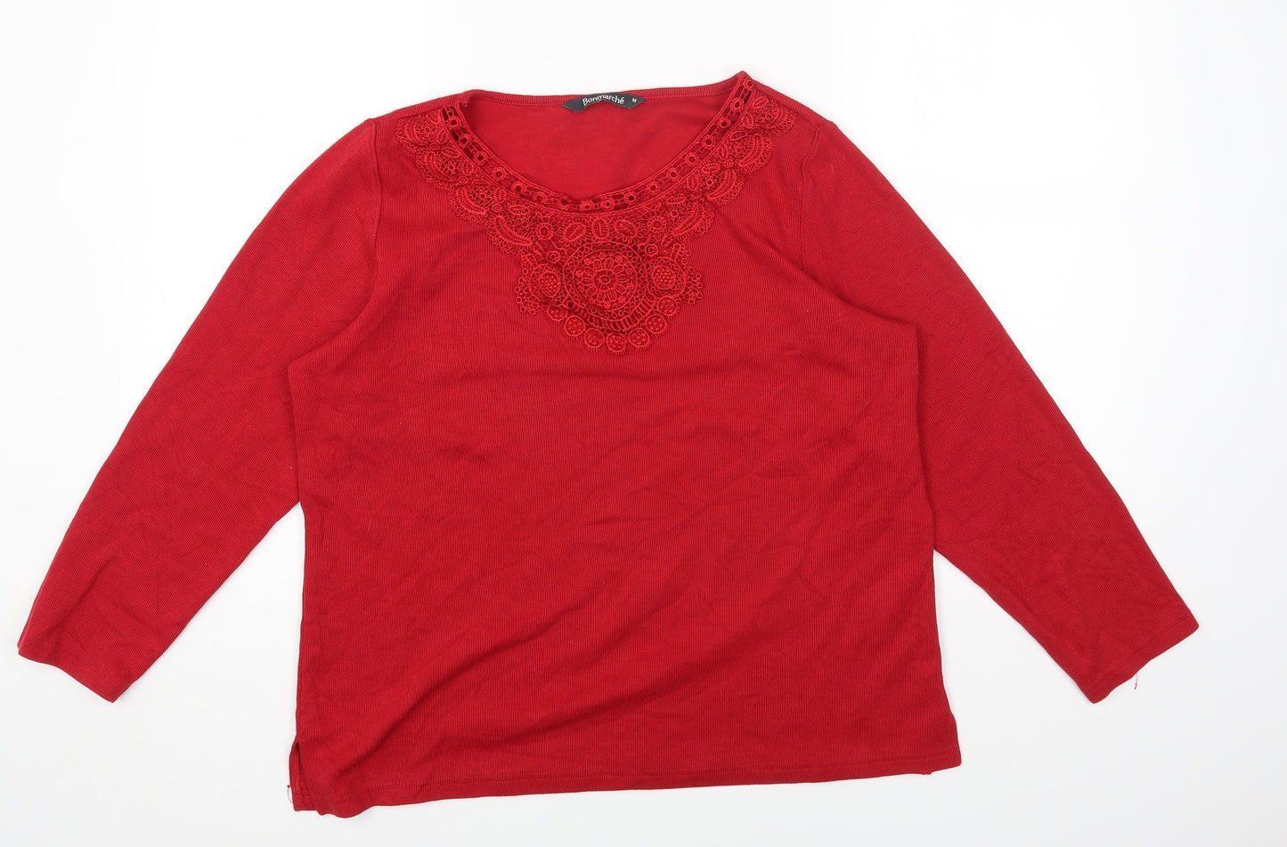 Womens UK Size M Bonmarché Red Pullover Jumper
