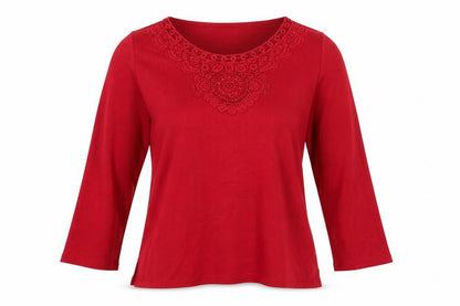 Womens UK Size M Bonmarché Red Pullover Jumper