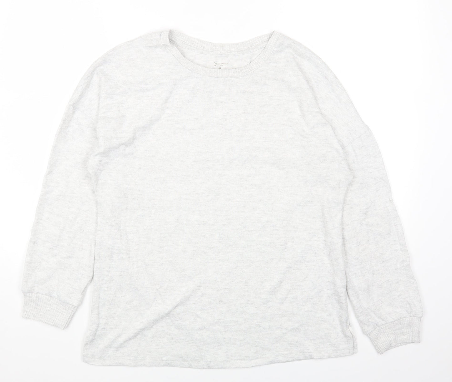 Primark Womens Grey Round Neck Polyester Pullover Jumper Size M