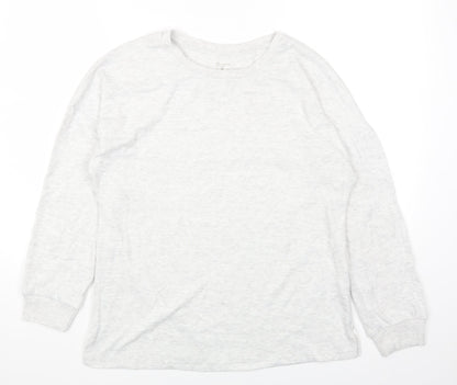 Primark Womens Grey Round Neck Polyester Pullover Jumper Size M