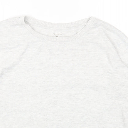 Primark Womens Grey Round Neck Polyester Pullover Jumper Size M