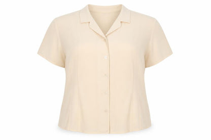 Womens UK Size 18 Debenhams Orange Basic Button-Up