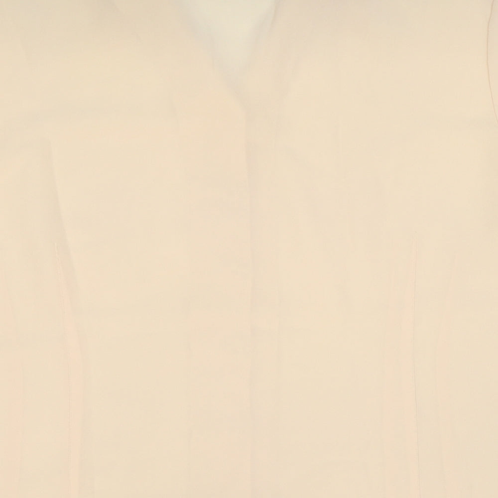 Womens UK Size 18 Debenhams Orange Basic Button-Up