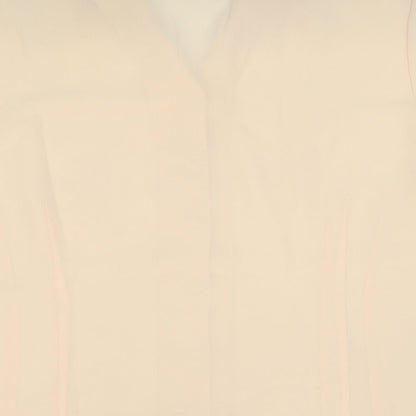Womens UK Size 18 Debenhams Orange Basic Button-Up