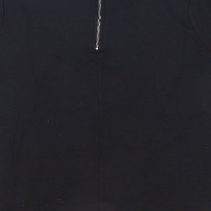 Womens UK Size 12 NEXT Black Basic T-Shirt