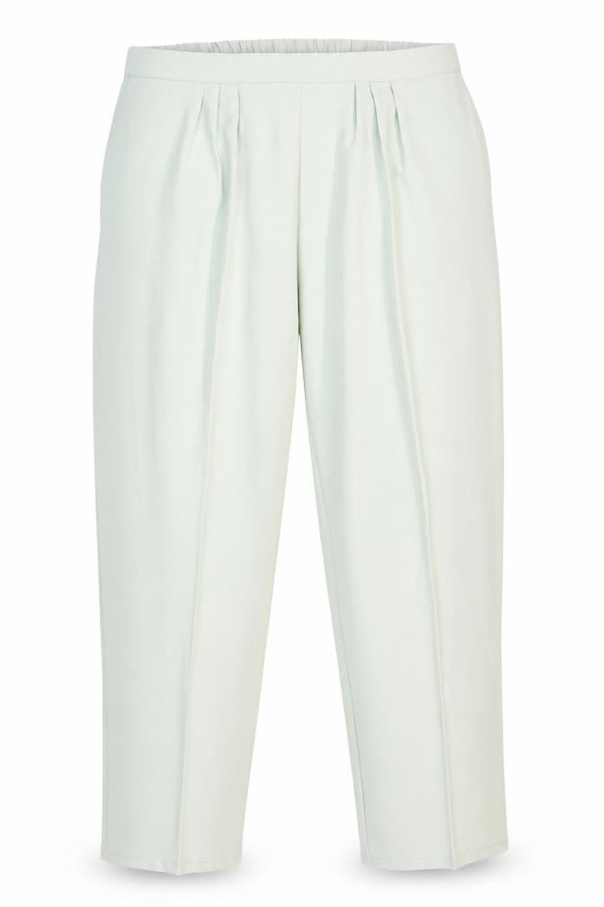 Womens UK Size 24 Preworn Regular Fit Carrot Green Trousers