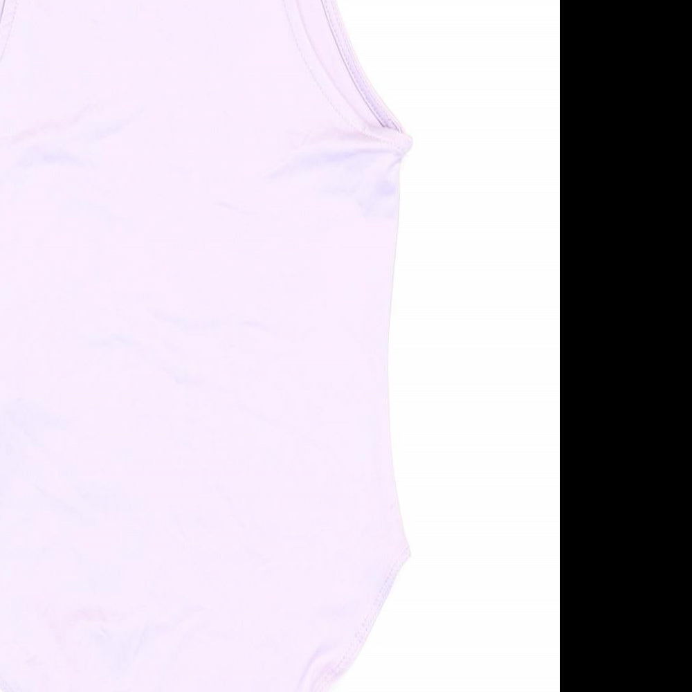 Primark Womens Purple Polyamide Leotard One-Piece Size 4 Snap - Size 4-6