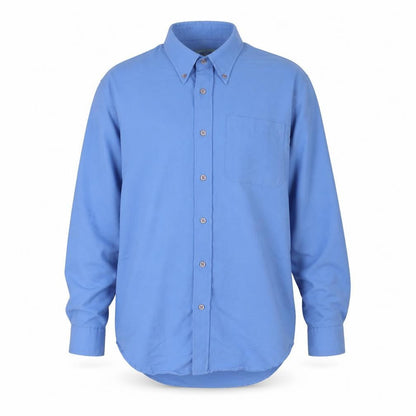 Mens UK Size M Charles Morgan Blue  Button-Up Long Sleeve Casual Shirt