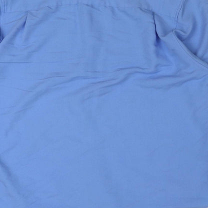 Mens UK Size M Charles Morgan Blue  Button-Up Long Sleeve Casual Shirt