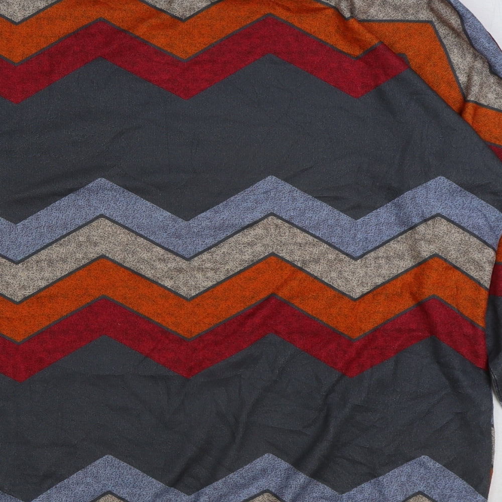 Womens UK Size M Preworn Multicoloured Basic T-Shirt