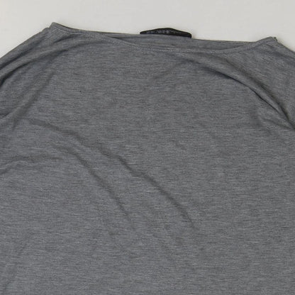 Womens UK Size M Zanzea Grey Basic T-Shirt