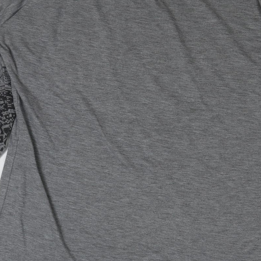 Womens UK Size M Zanzea Grey Basic T-Shirt