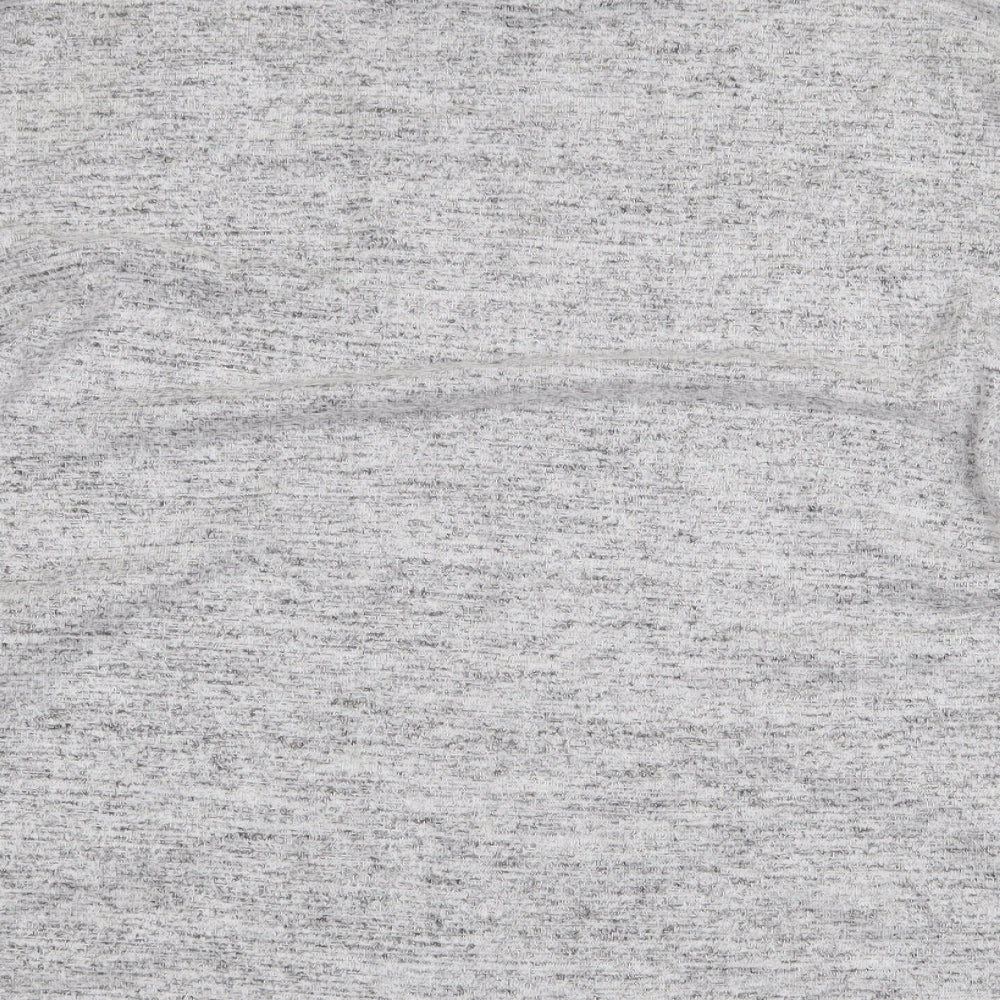 H&M Womens Grey Viscose Pullover Sweatshirt Size M Pullover - Side Slits