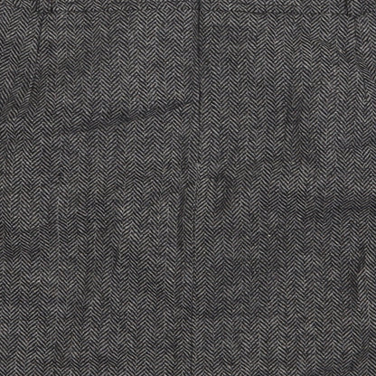 Be Beau Womens Grey Herringbone Polyester Cargo Set Size 10 Zip