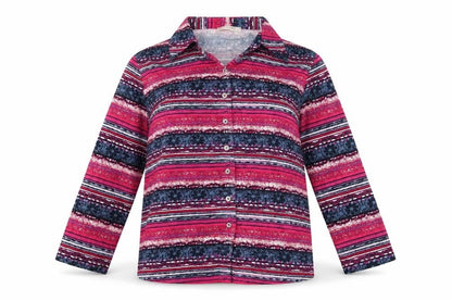 Womens UK Size L Anna Rose Pink Basic Button-Up