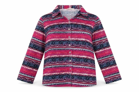 Womens UK Size L Anna Rose Pink Basic Button-Up