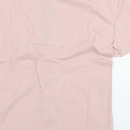 Womens UK Size S Eight Paris Pink Basic T-Shirt