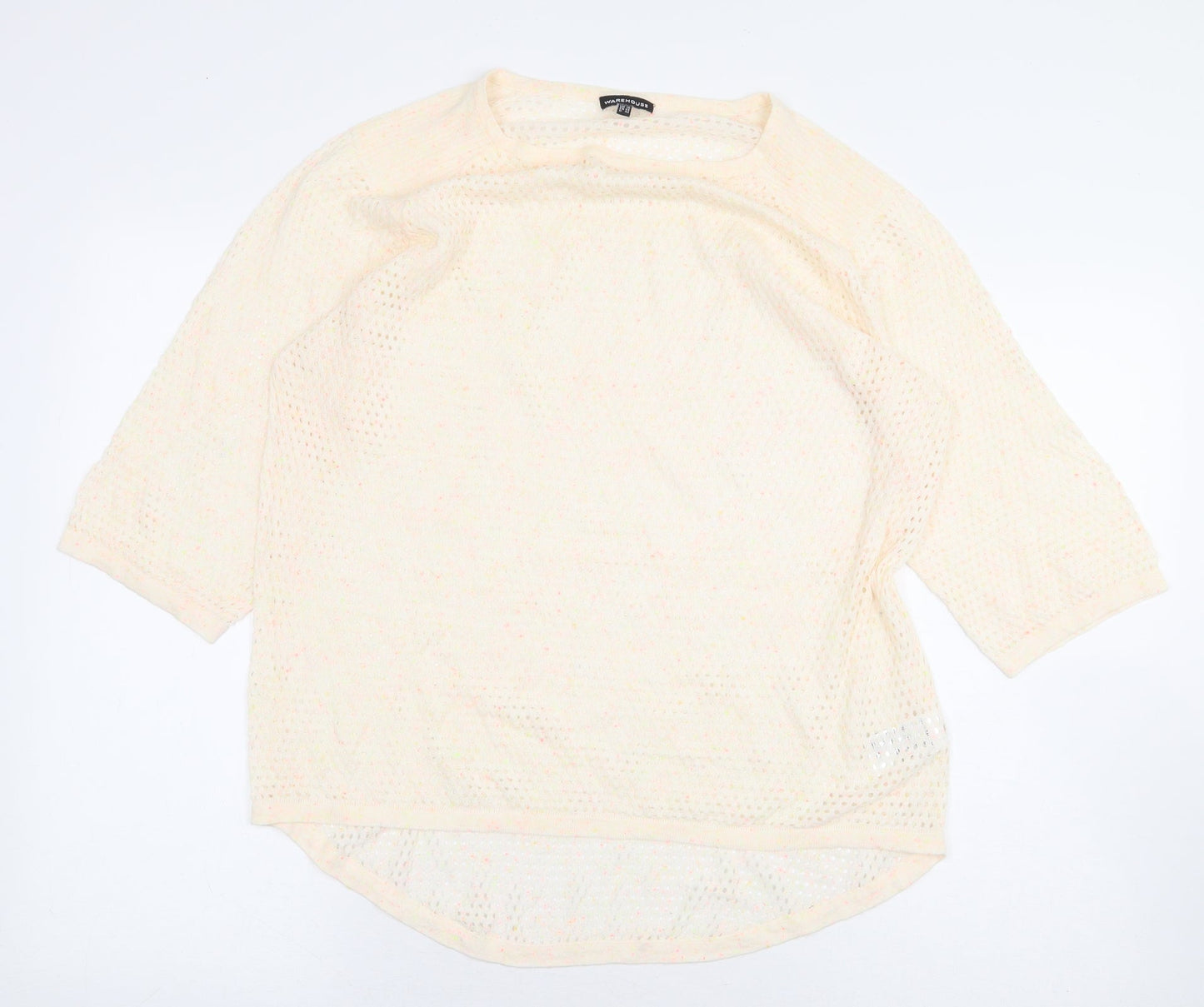 Womens UK Size 16 Warehouse Pink Basic Blouse